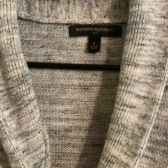 🌹BANANA REPUBLIC SHAWL-COLLAR CARDIGAN SWEATER - Picture 3 of 4